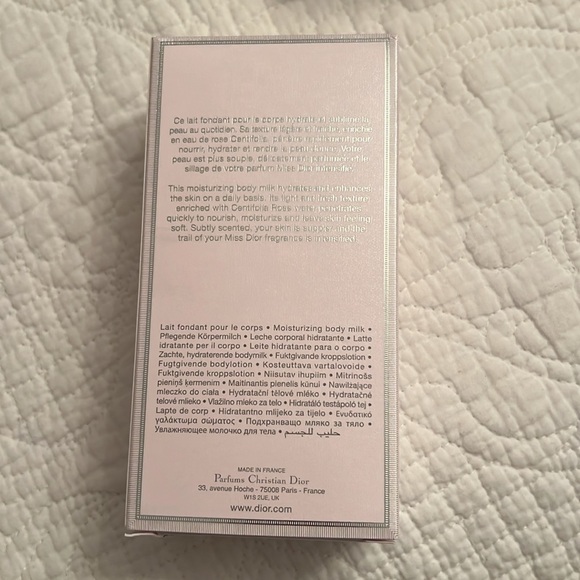 Miss Dior empty Lait Fondant 200 ml box - Picture 2 of 4